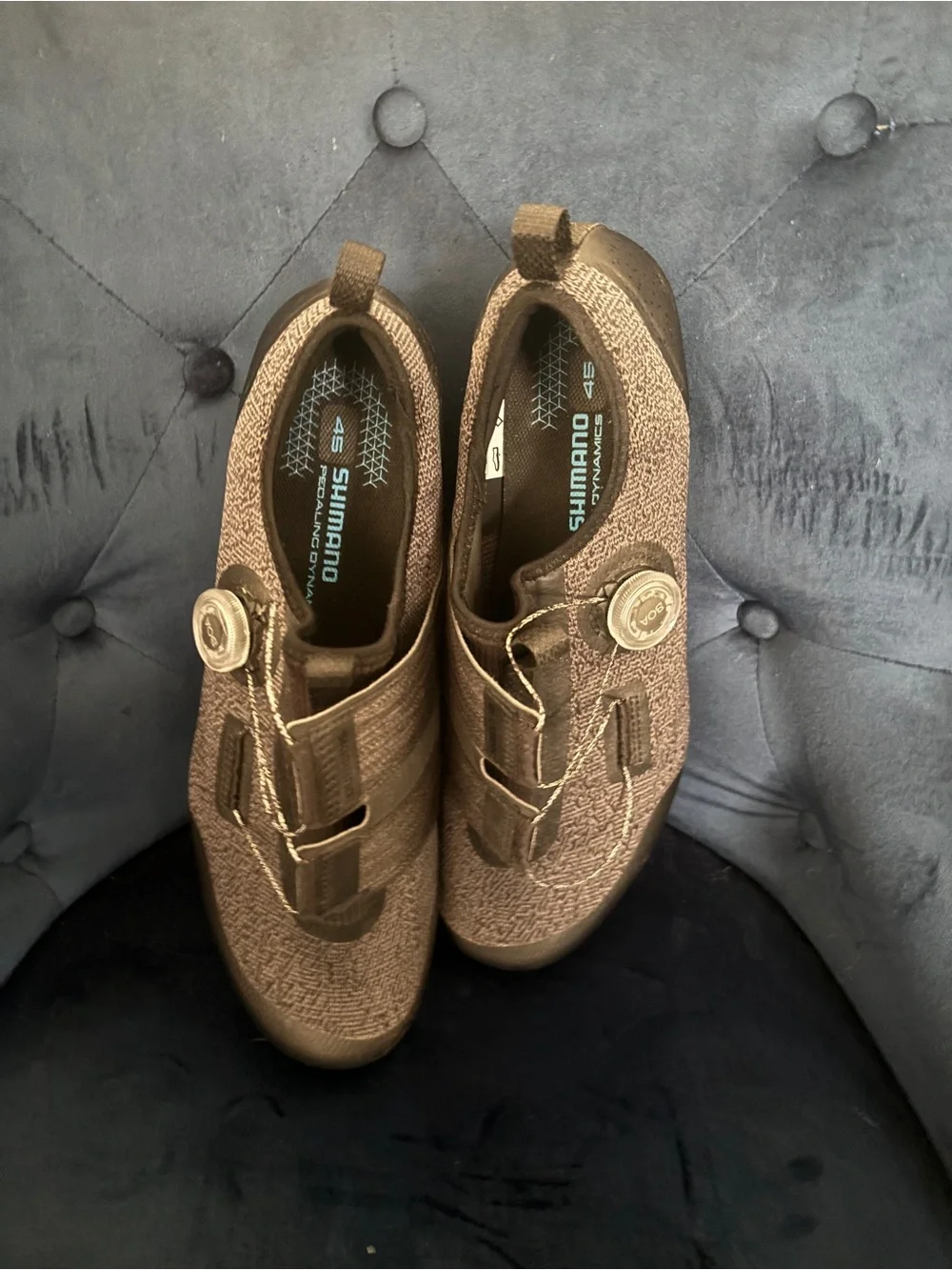 Shimano Knit Cycling Shoes with NIB SPO Cleat Set SM-SH56